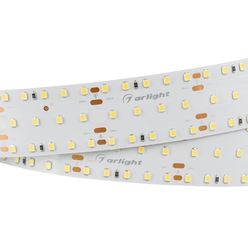 Лента светодиодная S2-2500 24V Warm 3000K 34mm (2835, 280 LED/m, LUX) (Arlight, 25 Вт/м, IP20)
