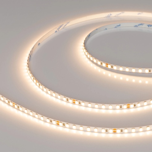 Лента светодиодная RT-A160-5mm 24V Warm2700 (15 W/m, IP20, 2835, 5m) (Arlight, Открытый)