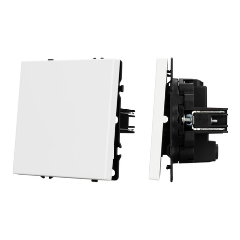 Механизм выключателя одноклавишный перекрёстный SWT-NOBE-MKX1-SFPL-WH (230V, 10A) (Arlight, -)