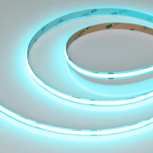 Лента светодиодная COB-X480-8mm 24V Mint Blue (8 W/m, IP20, 5m) (Arlight, -)