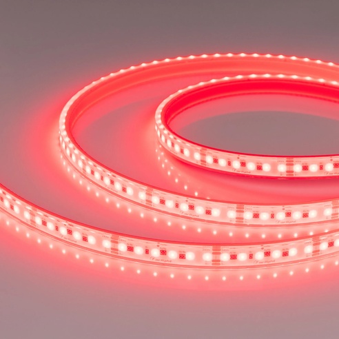 Лента герметичная DOT-PFS-X120-12mm 24V RGB (14 W/m, IP68, 5m) (Arlight, 5 лет)