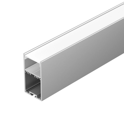 Профиль с экраном SL-LINE-3667-2500 ANOD+OPAL (Arlight, Алюминий)