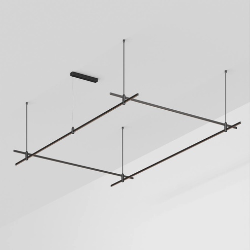 Трек ART-APRIORI-RECTANGLE-ROD-800-3000x2000 (BK) (Arlight, IP20 Металл, 3 года)