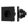 Механизм электрической розетки SCT-TENDO-MEU1-SFPL-BK (230V, 16A) (Arlight, -)