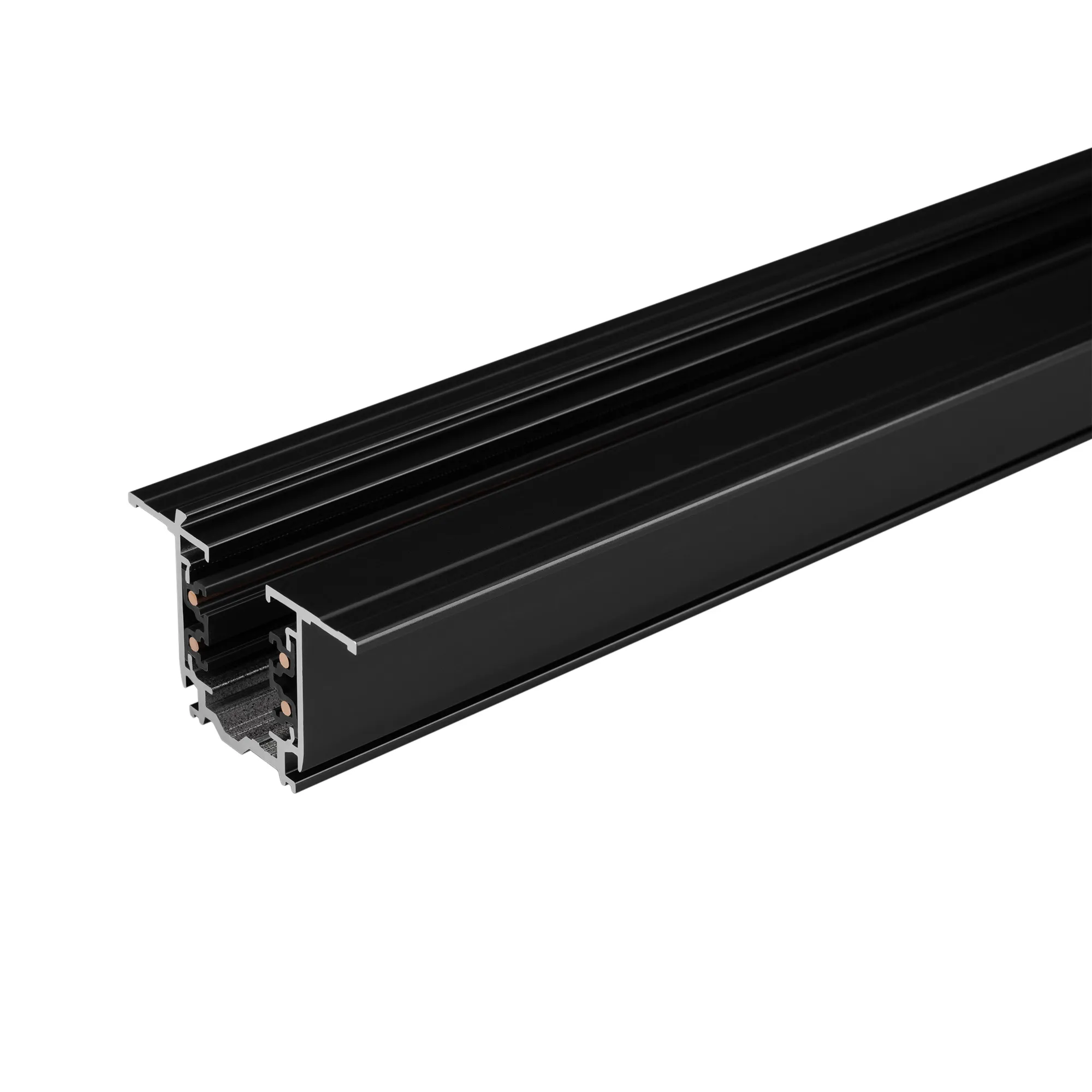 Трек встраиваемый LGD-4TR-TRACK-F-1000-BK-M (D) (Arlight, IP20 Металл, 3 года) - изображение товара