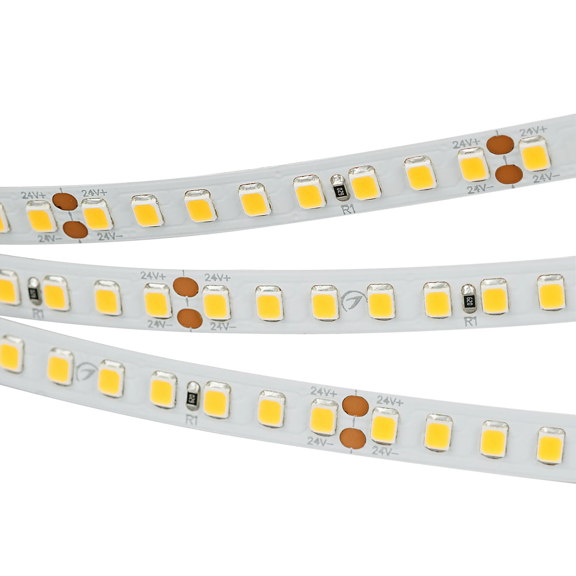 Лента светодиодная RT 2-5000 24V Day4000 2x (2835, 160 LED/m, LUX) (Arlight, 12 Вт/м, IP20)