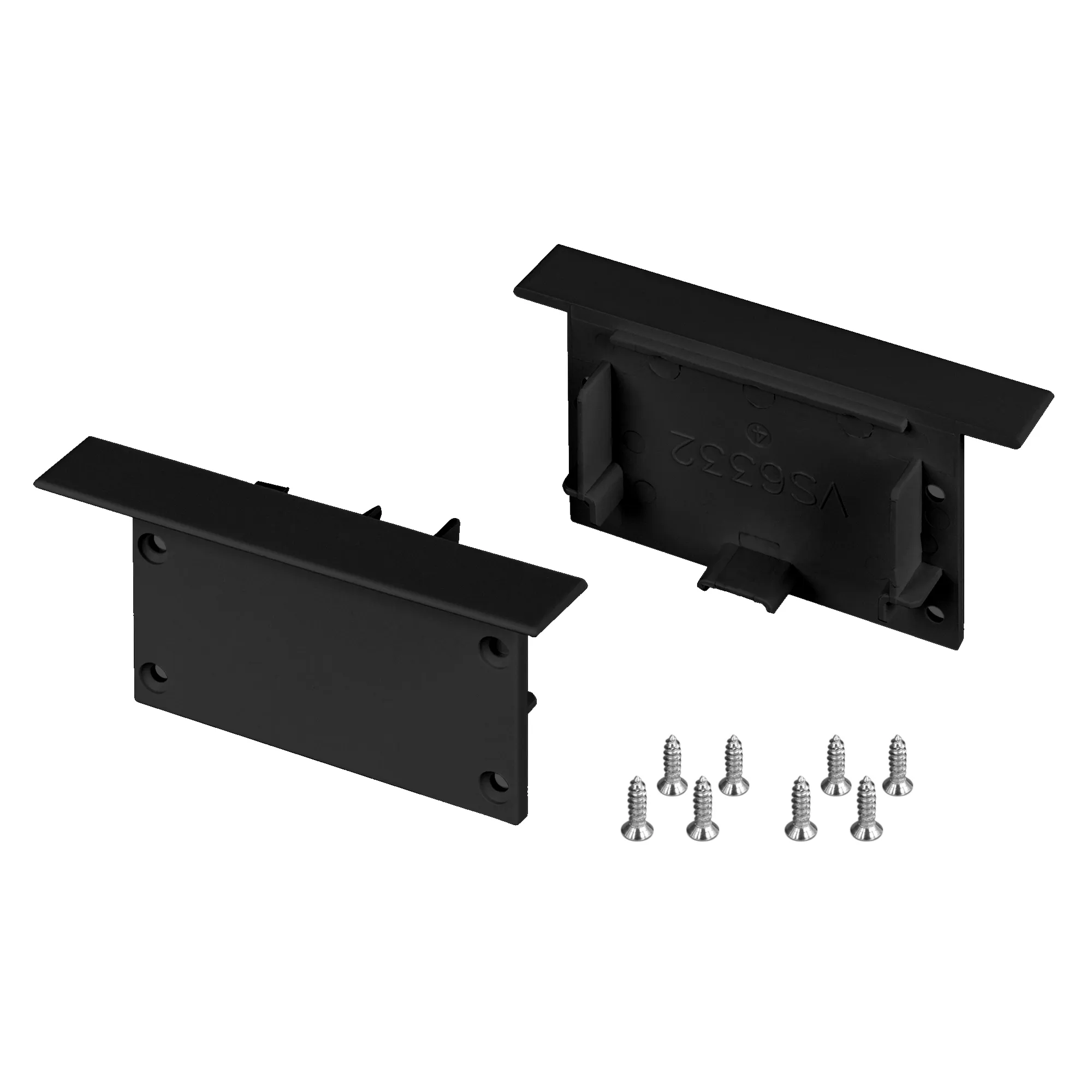 Заглушка SL-LINIA62-FS BLACK (Arlight, Пластик) - изображение товара