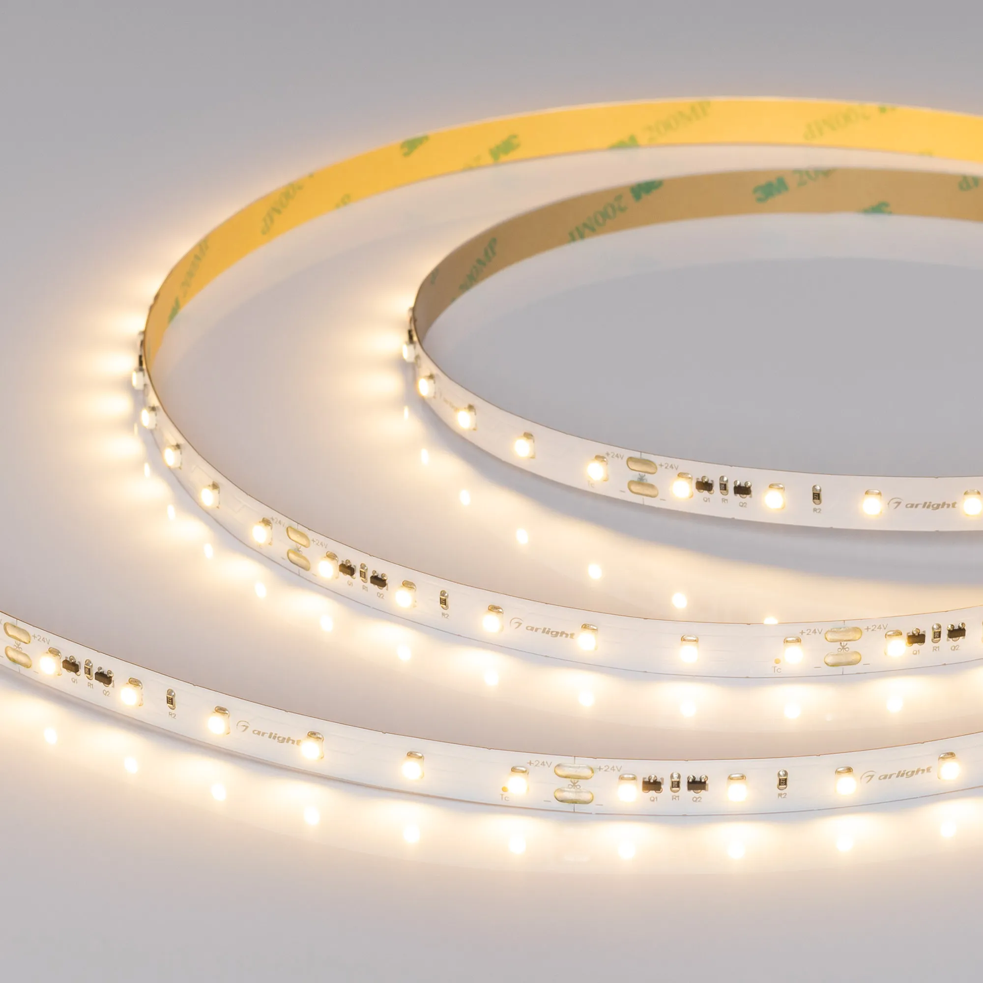 Лента светодиодная IC-A60-10mm 24V Warm2700 (4.8 W/m, IP20, 3528, 20m) (Arlight, 4.8 Вт/м, IP20)
