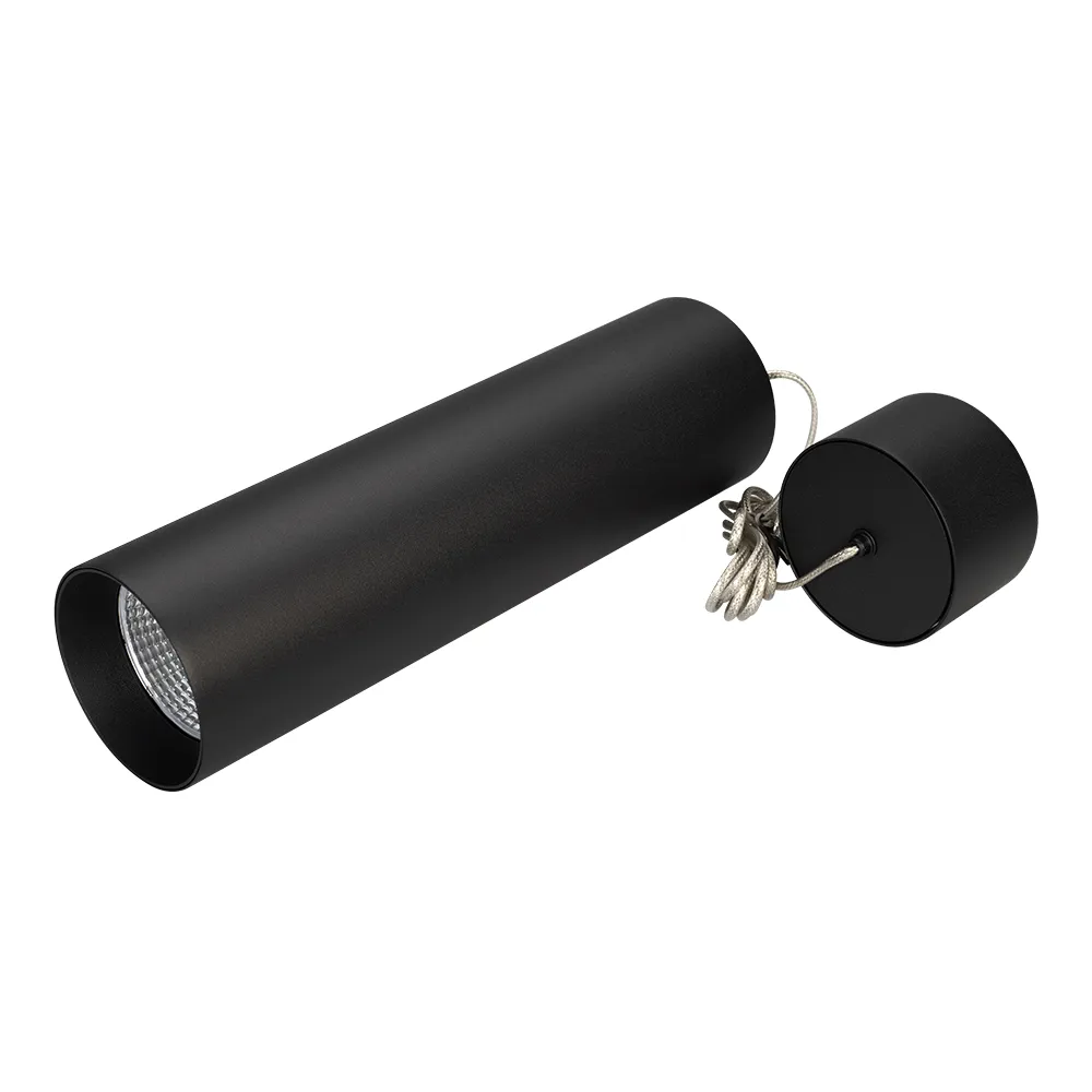 Светильник SP-POLO-HANG-LONG300-R85-15W Warm3000 (BK-BK, 40 deg) (Arlight, IP20 Металл, 3 года)