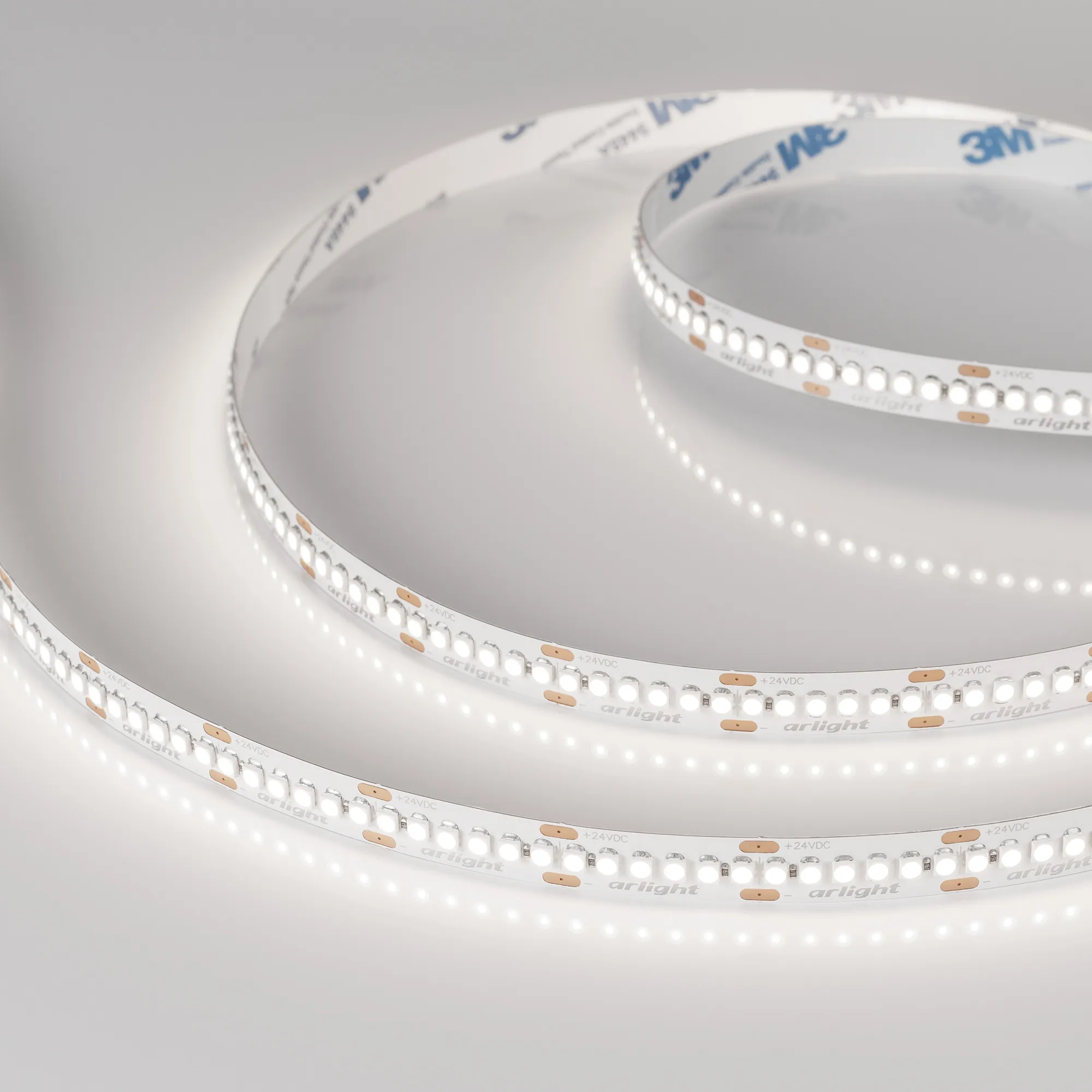 Лента светодиодная RT-A240-10mm 24V Day5000 (19.2 W/m, IP20, 3528, 5m) (Arlight, Открытый) - изображение товара