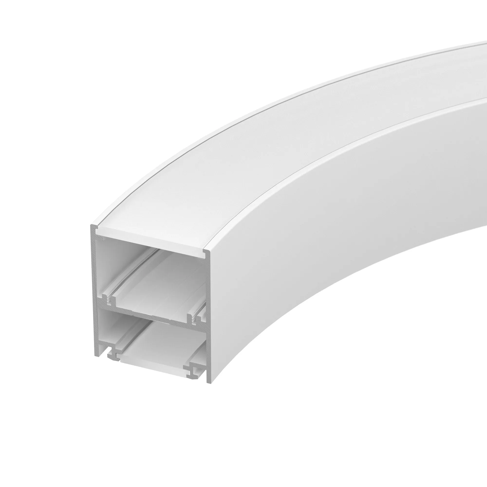 Профиль SL-ARC-5060-D1500-A90 WHITE (дуга 1 из 4) (Arlight, Алюминий) - изображение товара