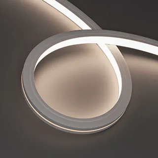 Лента герметичная MOONLIGHT-PRO-TOP-X320-16x16mm 48V White6000 (10 W/m, IP67, 30m, wire x2) (Arlight, Вывод боковой, 7 лет) - изображение товара