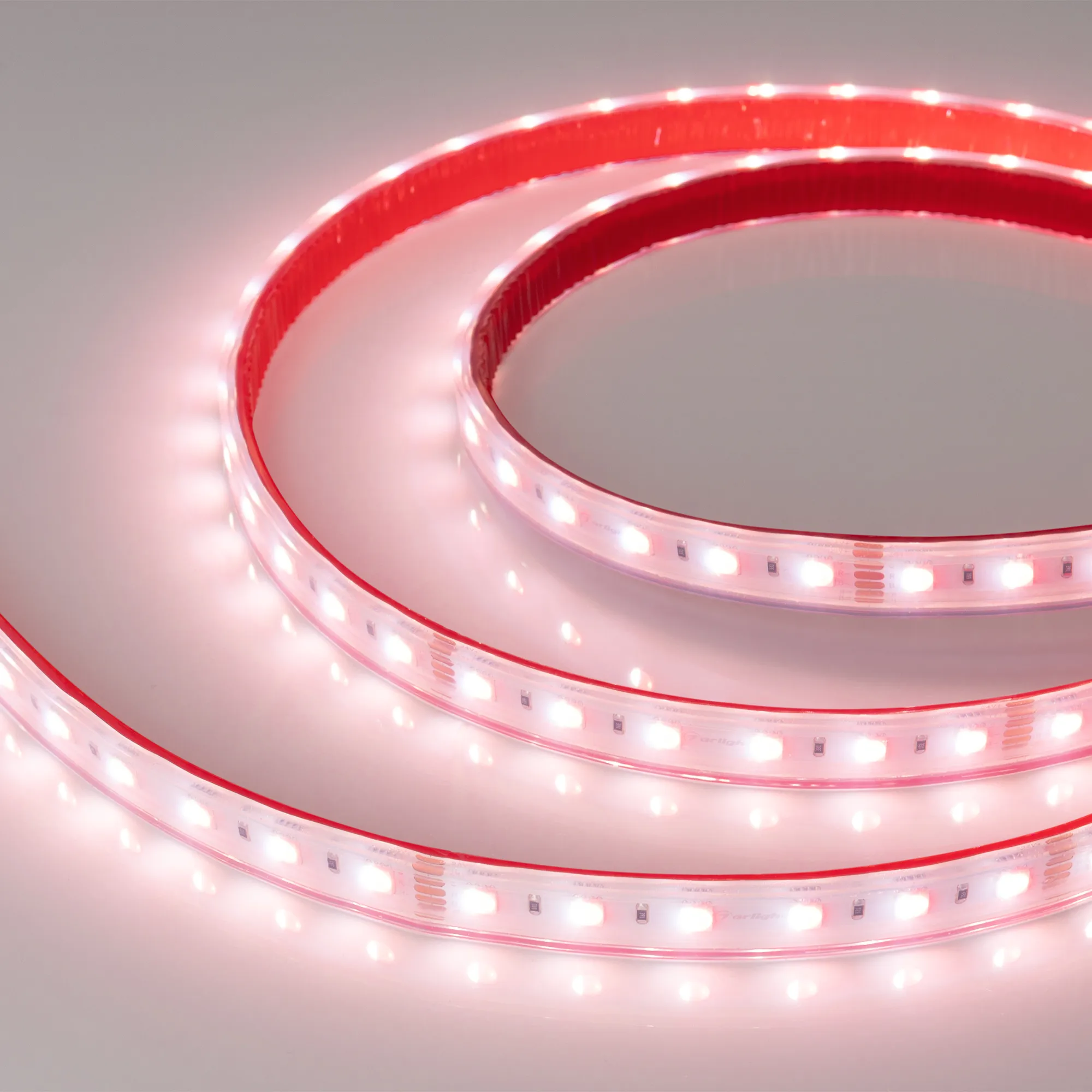 Лента светодиодная RTW-PS-B60-14mm 24V RGBW-White-4-in-1 (19.2 W/m, IP67, 5060, 5m) (Arlight, 19.2 Вт/м, IP67) - изображение товара
